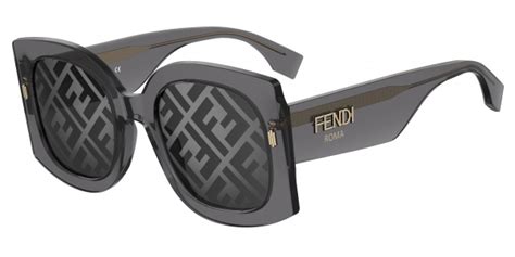 fendi 0436|Fendi FF 0436/G/S KB7/MD Sunglasses in Transparent Grey .